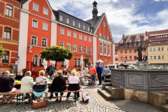 Picknick auf dem Markt